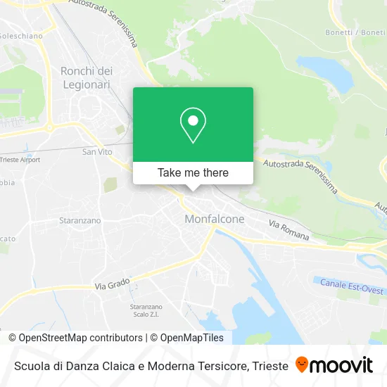 Scuola di Danza Claica e Moderna Tersicore map