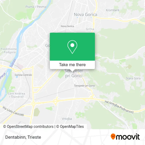 Dentabinn map