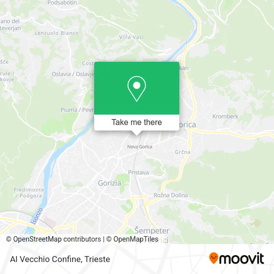 Al Vecchio Confine map