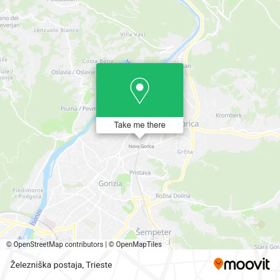 Železniška postaja map
