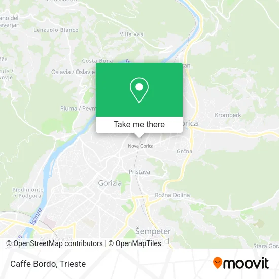 Caffe Bordo map