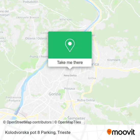Kolodvorska pot 8 Parking map