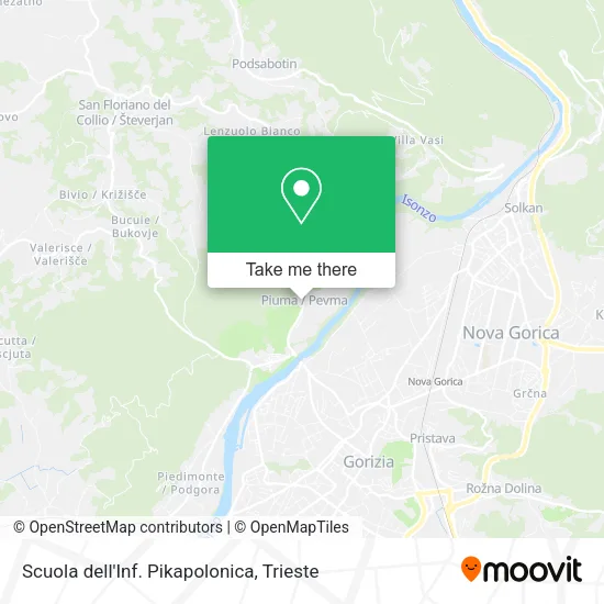 Scuola dell'Inf. Pikapolonica map