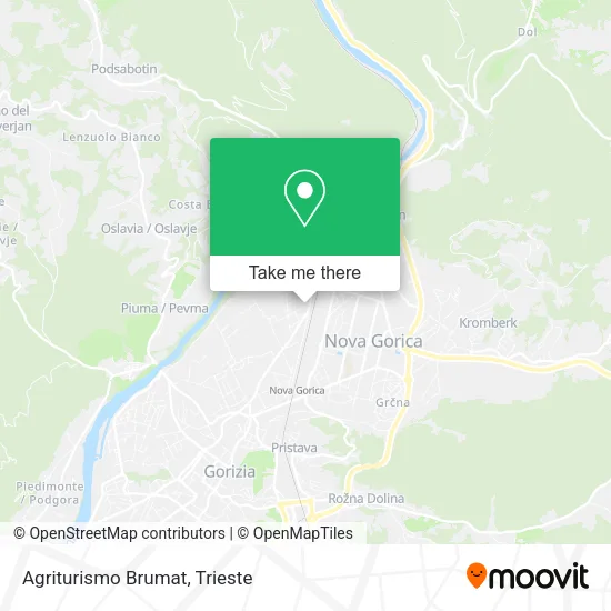 Agriturismo Brumat map