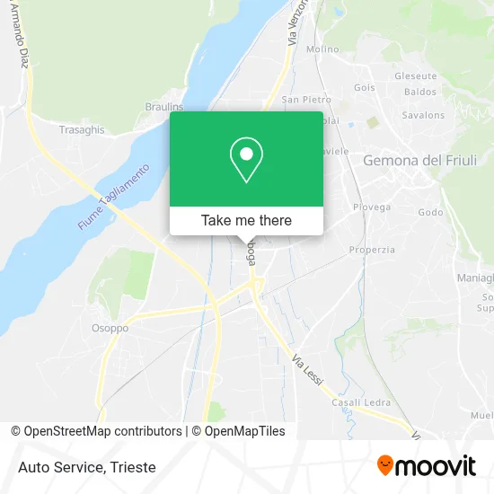 Auto Service map