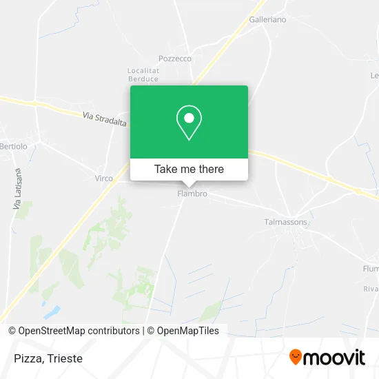 Pizza map