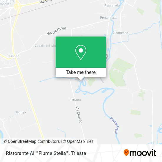 Fiume Stella Restaurant map