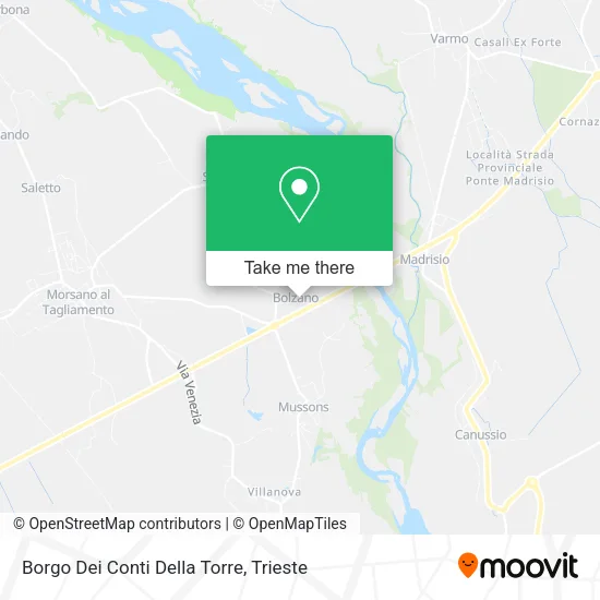 Borgo Dei Conti Della Torre map