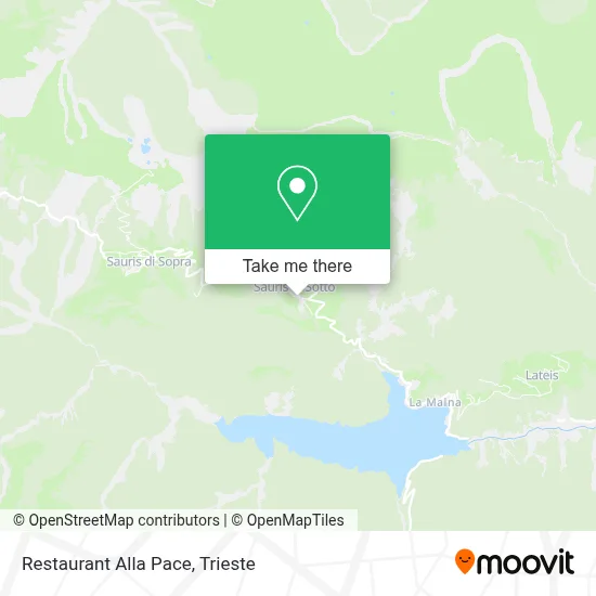 Restaurant Alla Pace map
