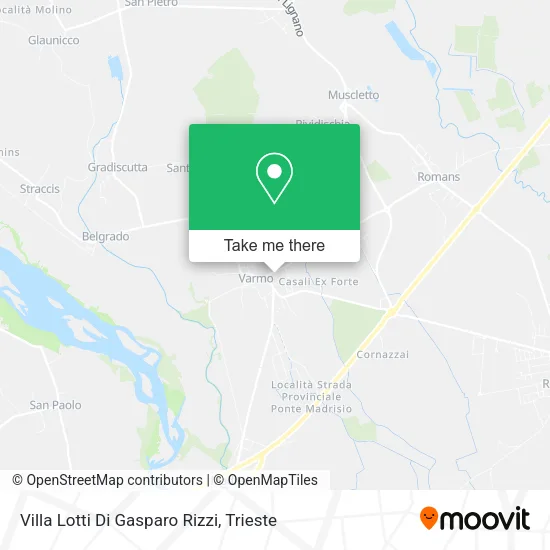 Villa Lotti Di Gasparo Rizzi map