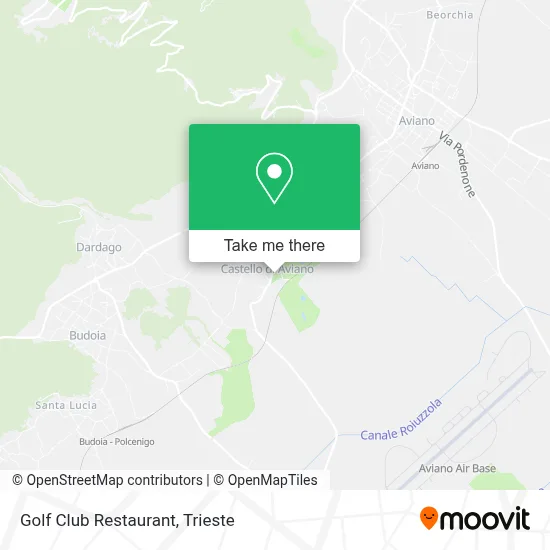 Golf Club Restaurant map