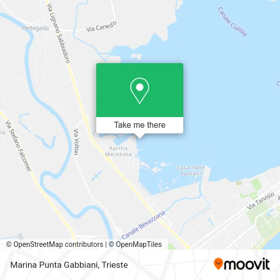 Marina Punta Gabbiani map
