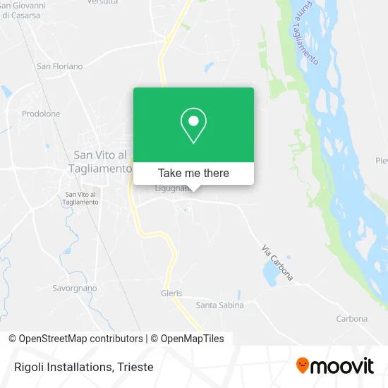 Rigoli Installations map