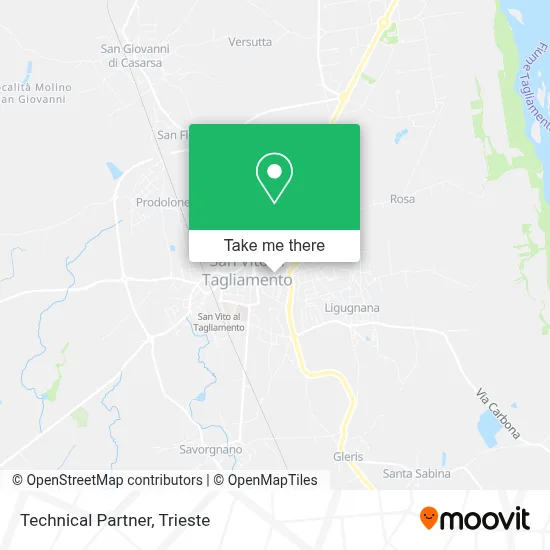 Technical Partner map