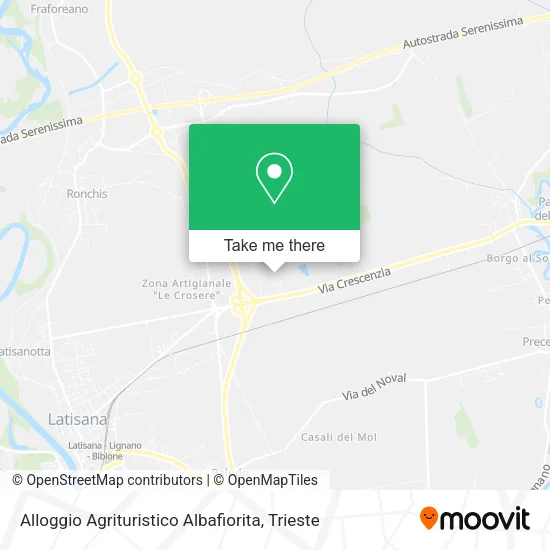 Alloggio Agrituristico Albafiorita map
