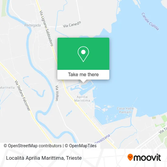 Località Aprilia Marittima map