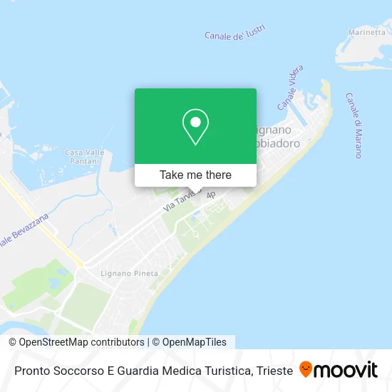 Pronto Soccorso E Guardia Medica Turistica map