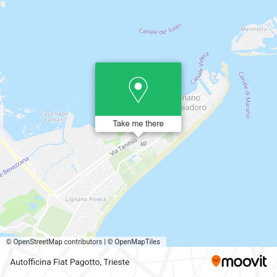 Autofficina Fiat Pagotto map
