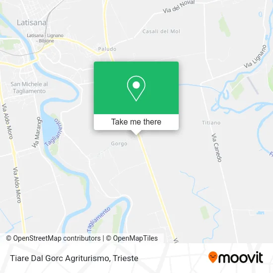 Tiare Dal Gorc Agriturismo map