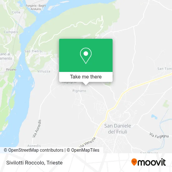 Sivilotti Roccolo map