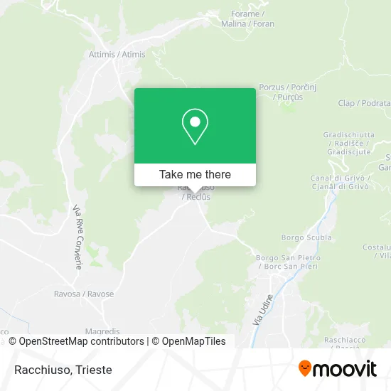 Racchiuso map