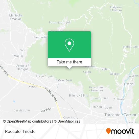 Roccolo map