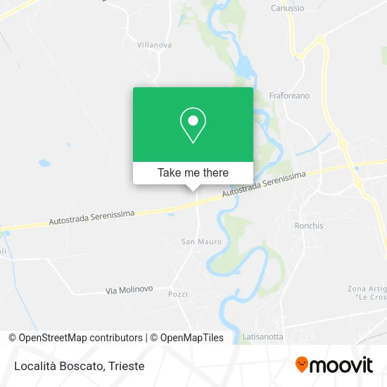 Località Boscato map