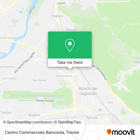 Centro Commerciale Ramonda map