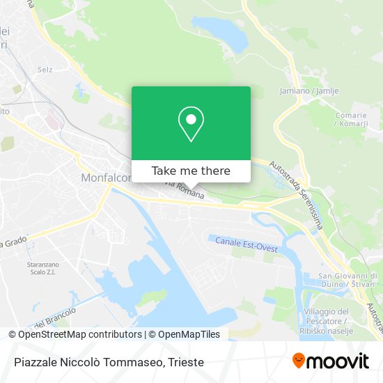 Piazzale Niccolò Tommaseo map