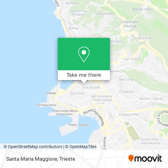 Santa Maria Maggiore map