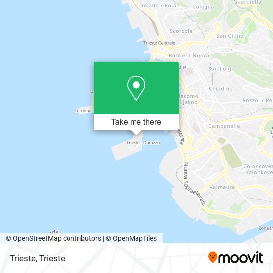 Trieste map