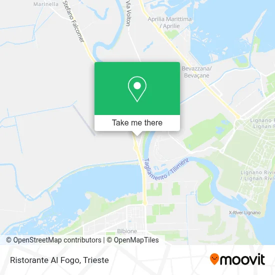 Ristorante Al Fogo map