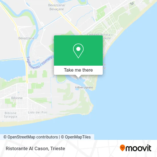 Ristorante Al Cason map