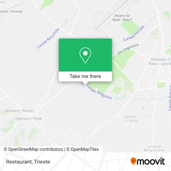 Restaurant map