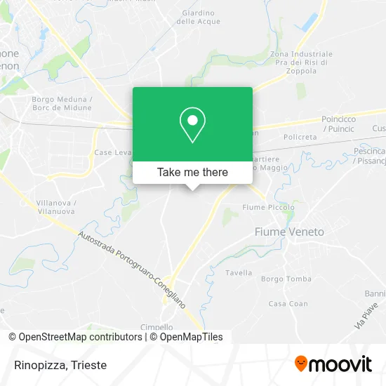 Rinopizza map