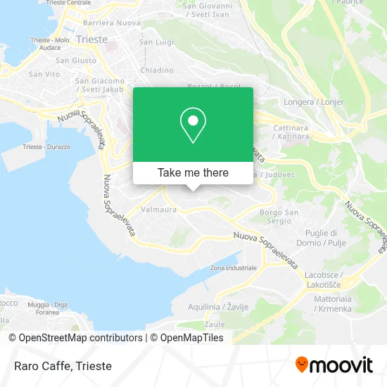 Raro Caffe map