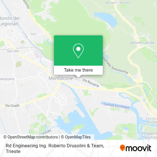 Rd Engineering Ing. Roberto Drusolini & Team map