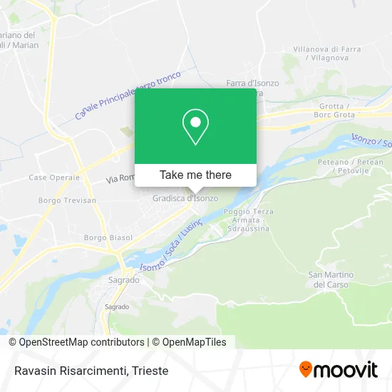 Ravasin Risarcimenti map