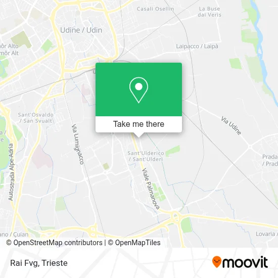 Rai Fvg map