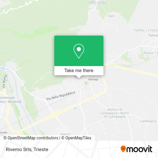 Rivemo Srls map