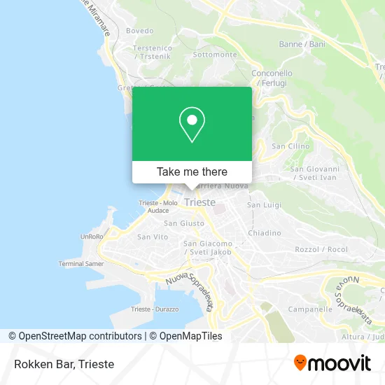 Rokken Bar map
