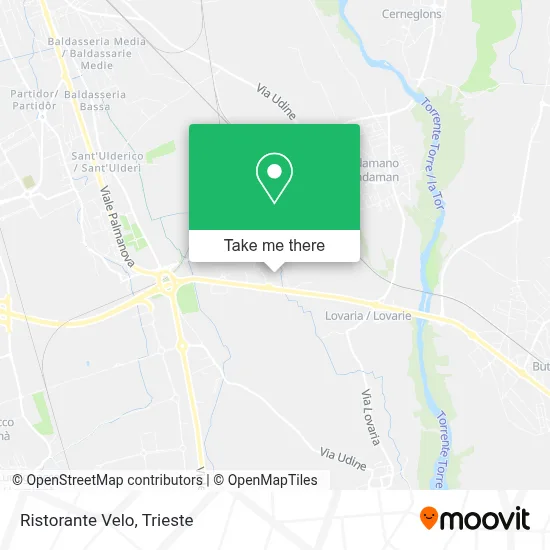 Ristorante Velo map