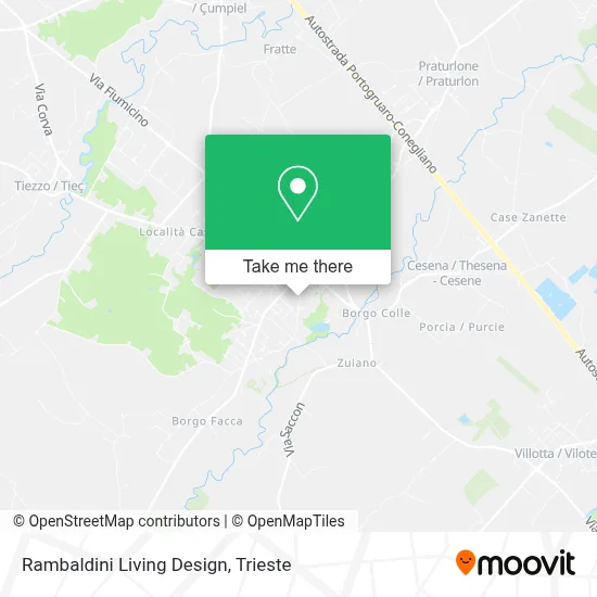 Rambaldini Living Design map