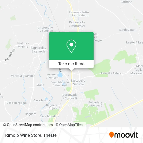 Rimolo Wine Store map