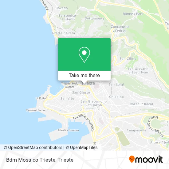 Bdm Mosaico Trieste map