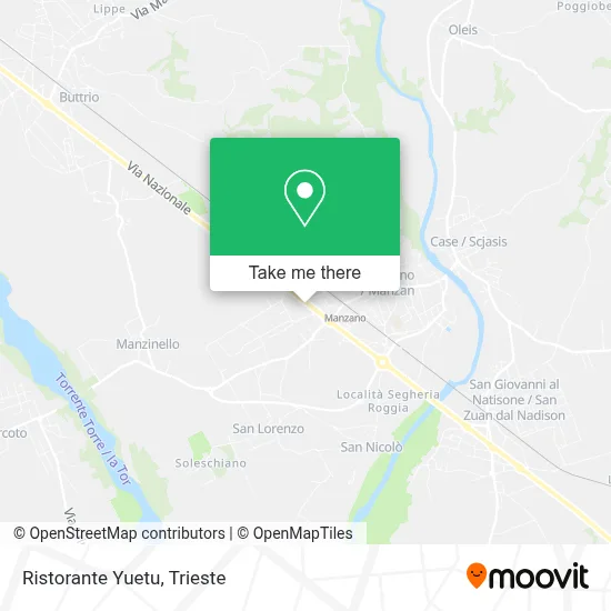 Ristorante Yuetu map