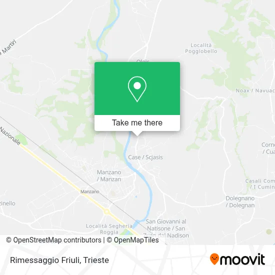 Rimessaggio Friuli map
