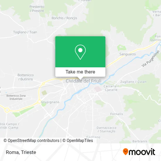 Roma map
