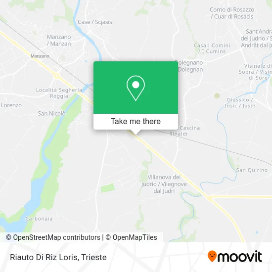 Riauto Di Riz Loris map