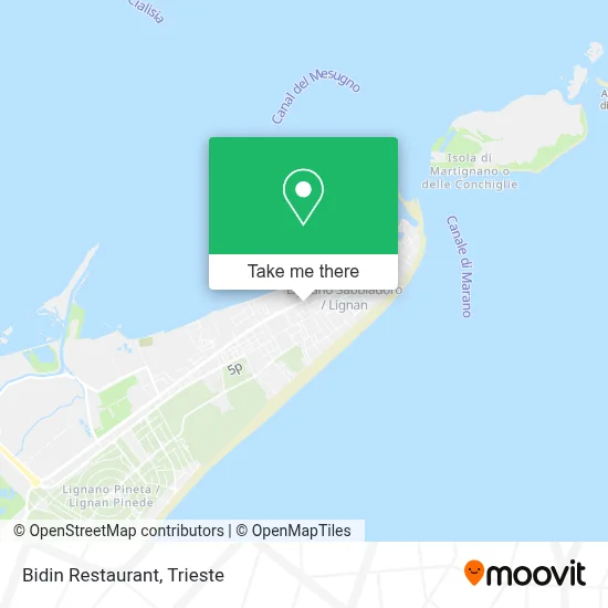 Bidin Restaurant map